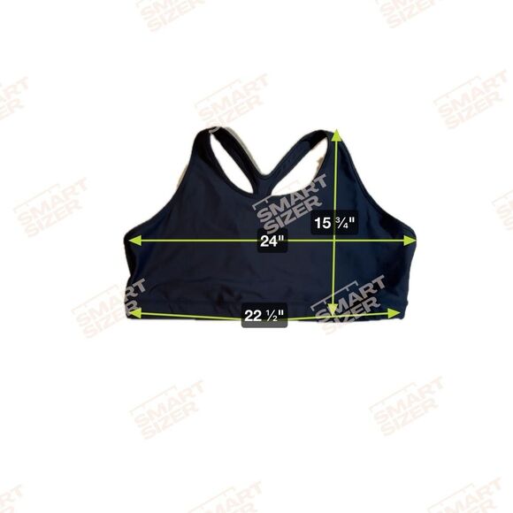 Old Navy Active Black Powersoft Sports Bra Size 4X Medium Support‎ - Picture 8 of 8